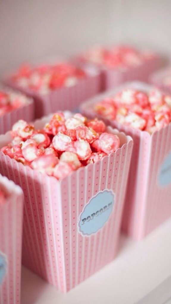 Pink popcorn