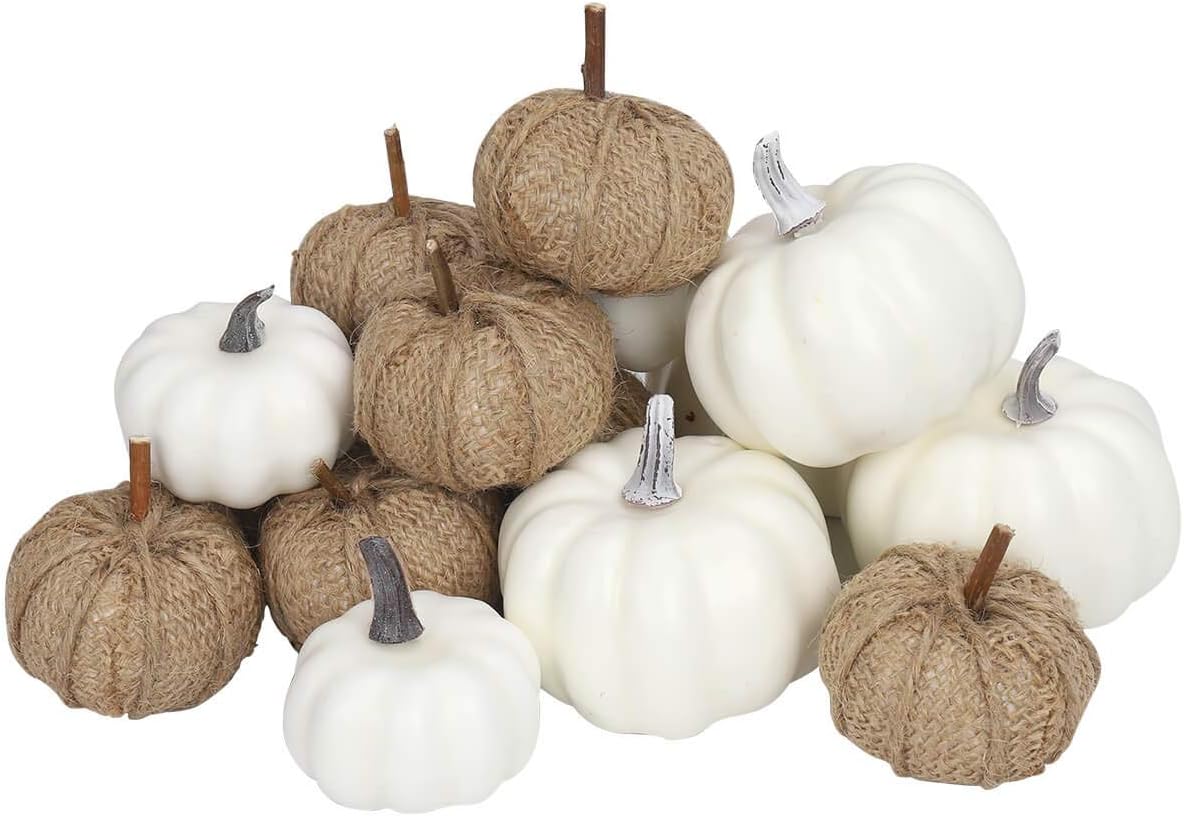 Fabric Rustic Pumpkins